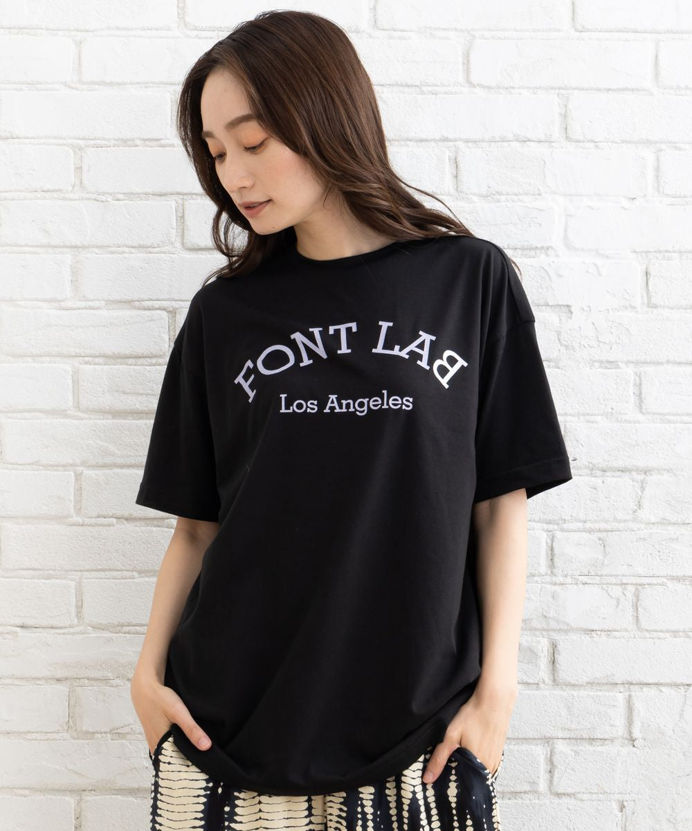 【大きいサイズ】 9号・15号(M・3L) FONTLAB FONTLABプリントロゴTシャツ- マインドウインド公式オンラインストア